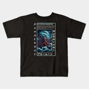 Monster octopus Kids T-Shirt